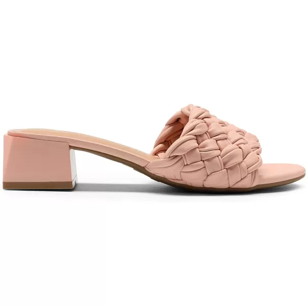 imageDREAM PAIRS Womens Braided Heels Open Toe Slip On Low Block Chunky Dressy Slide SandalsDREAM PAIRS Womens Braided Heels Open Toe Slip On Low Block Chunky Dressy Slide Sandals