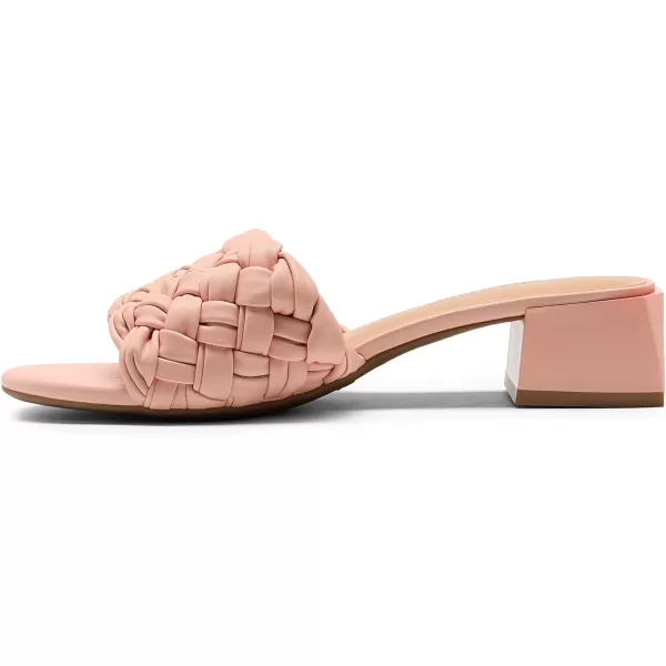 imageDREAM PAIRS Womens Braided Heels Open Toe Slip On Low Block Chunky Dressy Slide SandalsDREAM PAIRS Womens Braided Heels Open Toe Slip On Low Block Chunky Dressy Slide Sandals