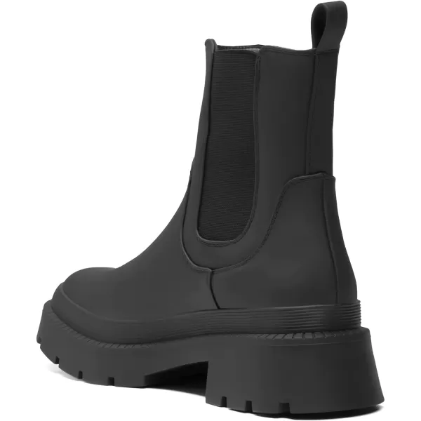 imageDREAM PAIRS Womens Chelsea Platform Boots Ankle Booties ShoesBlack