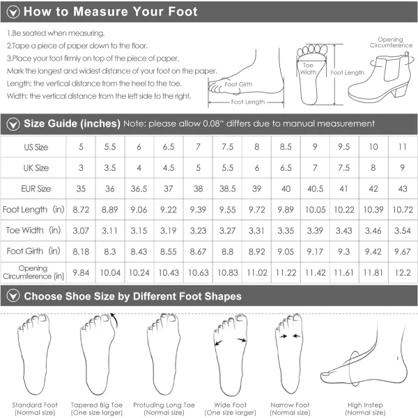 imageDREAM PAIRS Womens Chunky Block Heel Ankle BootiesBlackPu