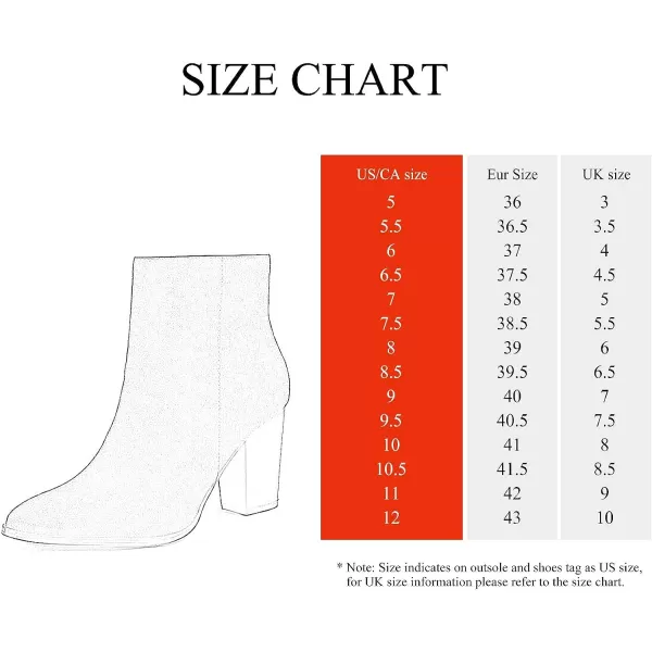 imageDREAM PAIRS Womens Chunky Block Heel Ankle BootiesBlackPu