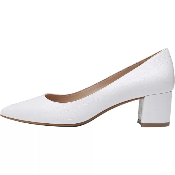 imageDREAM PAIRS Womens Chunky Low Block Heels Closed Toe Dress Pumps ShoesWhiteStonePu
