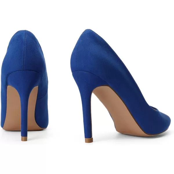 imageDREAM PAIRS Womens Closed Toe High Heels Dress Pointed Toe Wedding Pump ShoesRoyal Blue