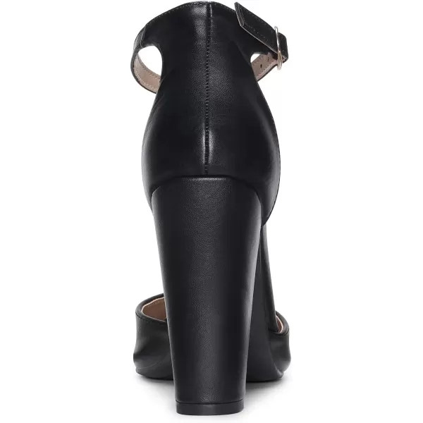 imageDREAM PAIRS Womens Coco Pointed Toe High Heels Pump ShoesBlack Pu