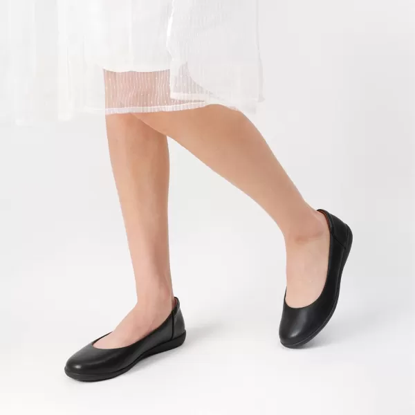 imageDREAM PAIRS Womens Comfortable Ballet Dressy Work Flats Round Toe Slip on Office ShoesBlack