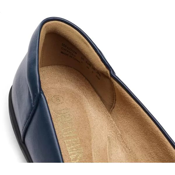 imageDREAM PAIRS Womens Comfortable Ballet Dressy Work Flats Round Toe Slip on Office ShoesNavy