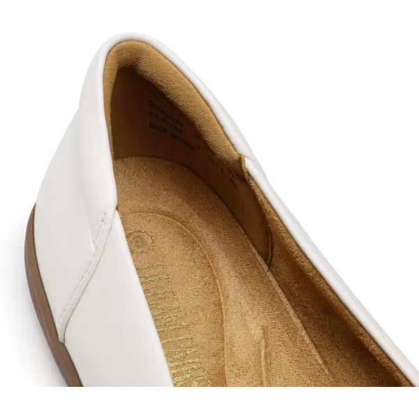 imageDREAM PAIRS Womens Comfortable Ballet Dressy Work Flats Round Toe Slip on Office ShoesWhite