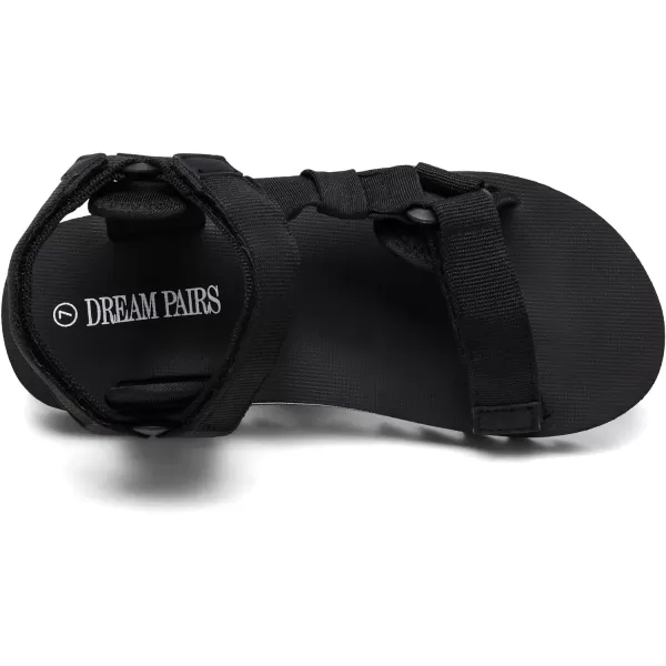 imageDREAM PAIRS Womens Comfortable Hiking Sandals Sport Walking Summer Beach Outdoor Light Weight Water SandalsBlack