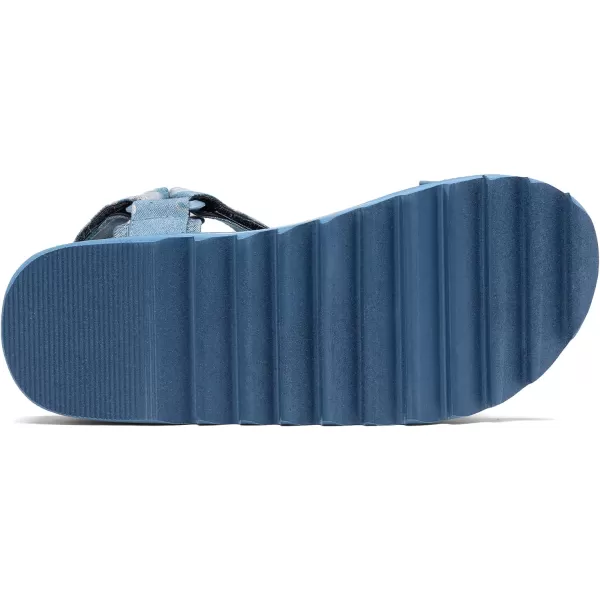 imageDREAM PAIRS Womens Comfortable Hiking Sandals Sport Walking Summer Beach Outdoor Light Weight Water SandalsLight BlueDenim