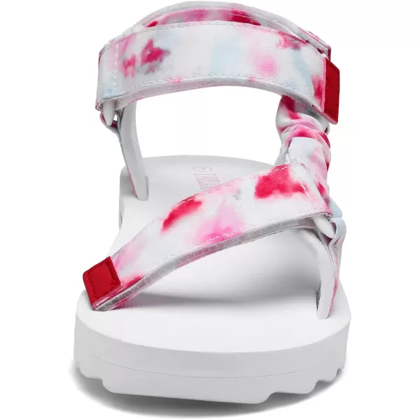 imageDREAM PAIRS Womens Comfortable Hiking Sandals Sport Walking Summer Beach Outdoor Light Weight Water SandalsRedWhite