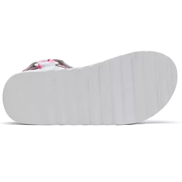 imageDREAM PAIRS Womens Comfortable Hiking Sandals Sport Walking Summer Beach Outdoor Light Weight Water SandalsRedWhite
