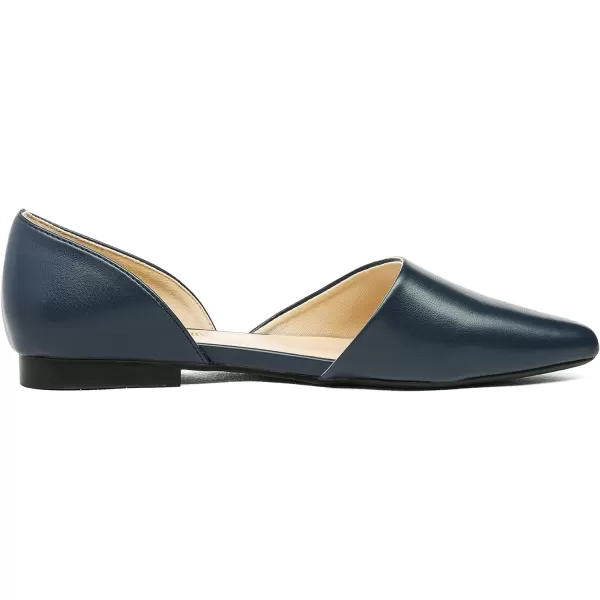 imageDREAM PAIRS Womens Elegant Dressy Flats Shoes Pointed Toe Casual Comfort Slip on Walking Flats for WomenNavy