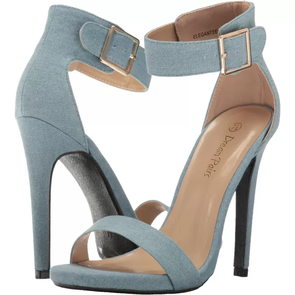 imageDREAM PAIRS Womens Elegantee Dress PumpDenim Blue Suede