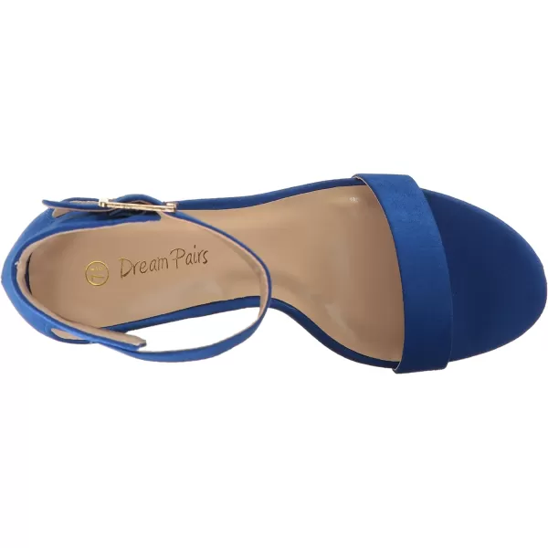 imageDREAM PAIRS Womens Elegantee Dress PumpRoyal Blue Suede