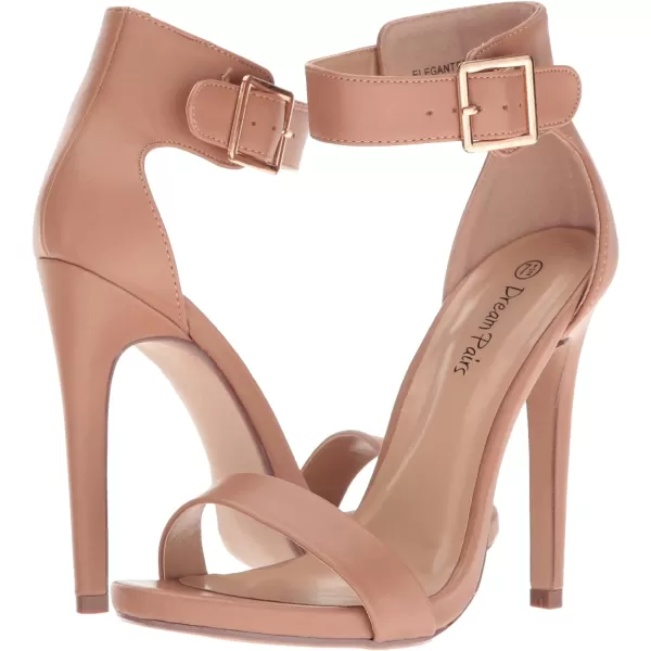 imageDREAM PAIRS Womens Elegantee Dress PumpTaupe Pu