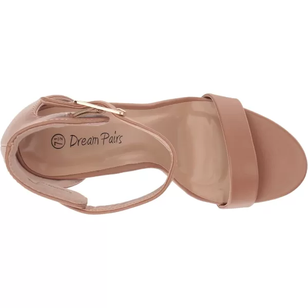 imageDREAM PAIRS Womens Elegantee Dress PumpTaupe Pu