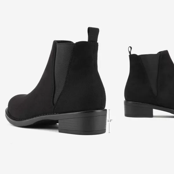 imageDREAM PAIRS Womens Fashion Winter Ankle BootsBlack