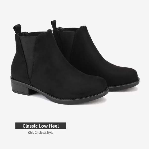 imageDREAM PAIRS Womens Fashion Winter Ankle BootsBlack