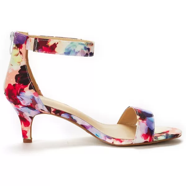 imageDREAM PAIRS Womens Fiona Fashion Stilettos Open Toe Pump Heeled SandalsFloral