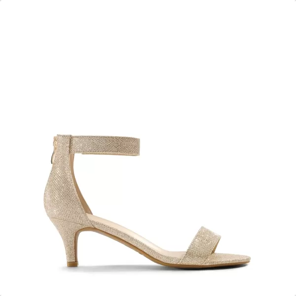 imageDREAM PAIRS Womens Fiona Fashion Stilettos Open Toe Pump Heeled SandalsGoldGlitter