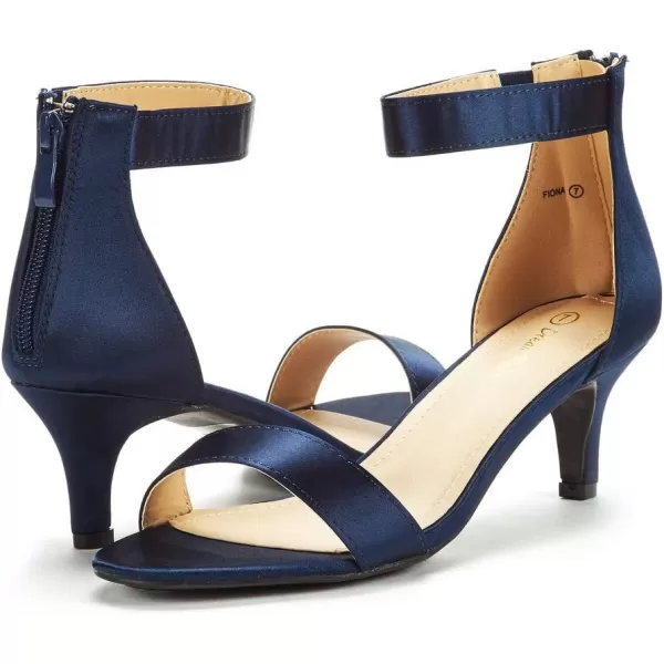 imageDREAM PAIRS Womens Fiona Fashion Stilettos Open Toe Pump Heeled SandalsNavy