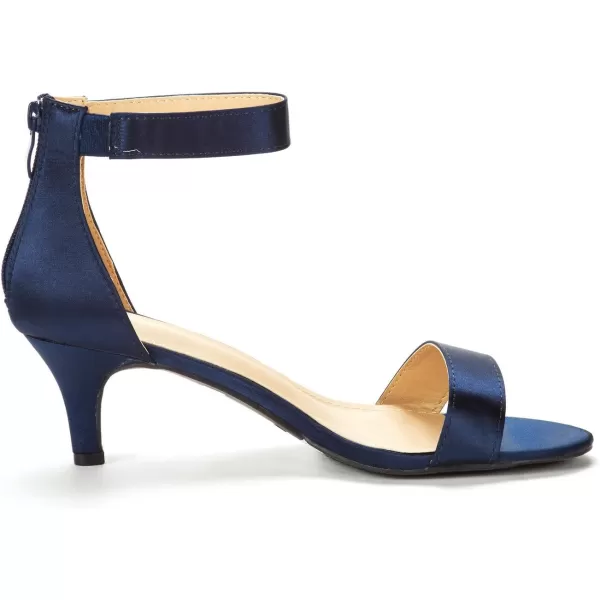 imageDREAM PAIRS Womens Fiona Fashion Stilettos Open Toe Pump Heeled SandalsNavy