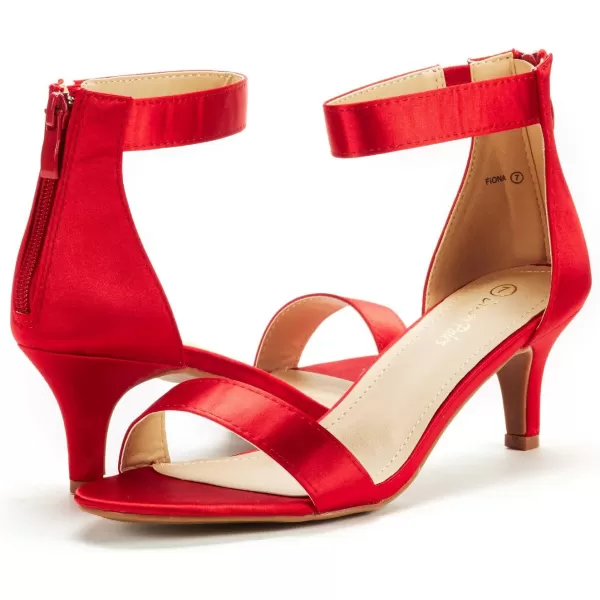 imageDREAM PAIRS Womens Fiona Fashion Stilettos Open Toe Pump Heeled SandalsRed