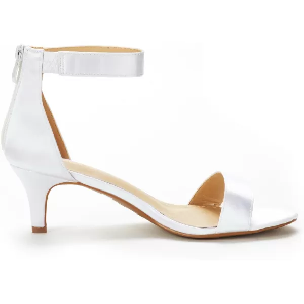 imageDREAM PAIRS Womens Fiona Fashion Stilettos Open Toe Pump Heeled SandalsWhite