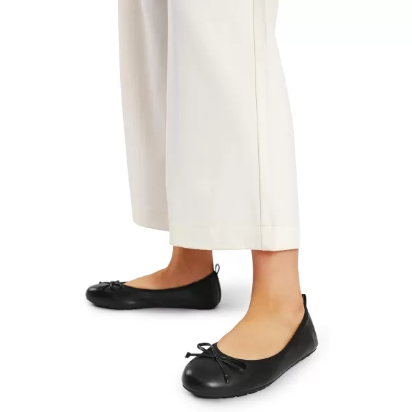 imageDREAM PAIRS Womens Flats Foldable Ballet Flats for Women Bowknot Round Toe Comfort Light Weight SlipOn Dress ShoesBlack