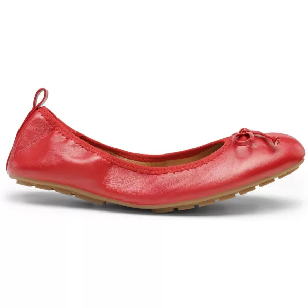 imageDREAM PAIRS Womens Flats Foldable Ballet Flats for Women Bowknot Round Toe Comfort Light Weight SlipOn Dress ShoesRed