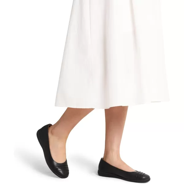 imageDREAM PAIRS Womens Flats with Arch Support Ballet Flats for Women Dressy Comfortable Round Toe amp Slip On Office ShoesBlack