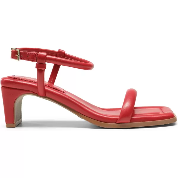 imageDREAM PAIRS Womens Heels Open Toe Ankle Strap Square Cute Wedding Party Sandal Comfort Dress ShoesRed
