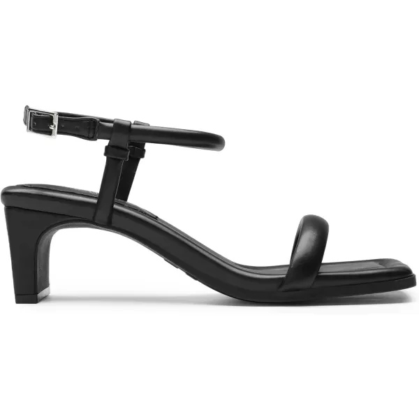 imageDREAM PAIRS Womens Heels Open Toe Ankle Strap Square Cute Wedding Party Sandals Comfort Dress ShoesBlack