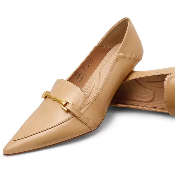 imageDREAM PAIRS Womens Heels Pointed Toe Pump Shoes for WomenNudepu