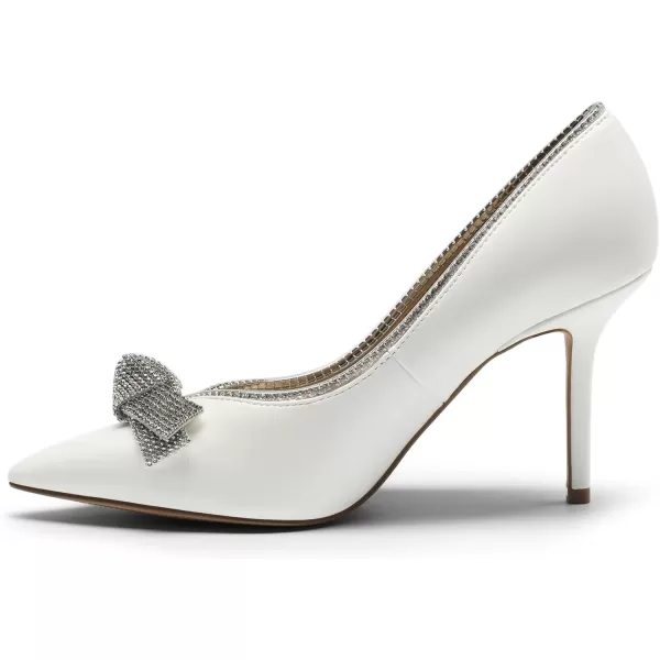 imageDREAM PAIRS Womens Heels Pointed Toe Pump Shoes for WomenWhitepu