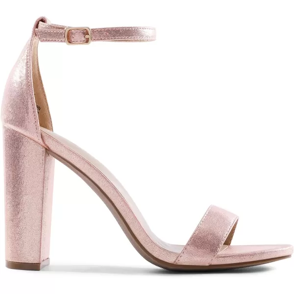 imageDREAM PAIRS Womens HiChunk High Heel Pump SandalsChampagne Pearl