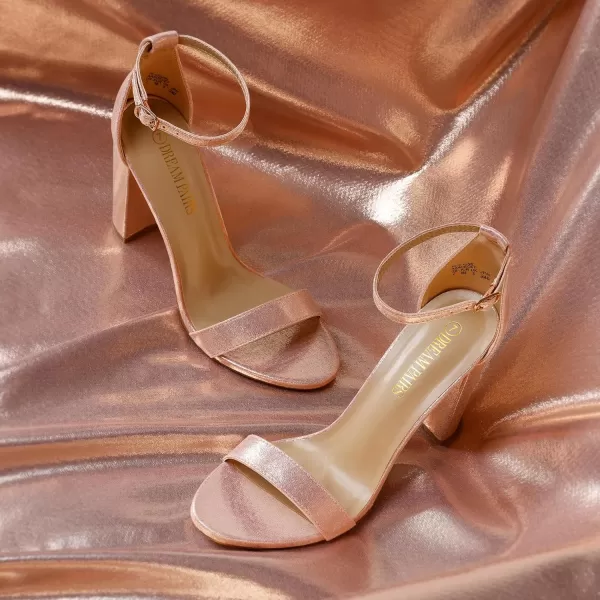 imageDREAM PAIRS Womens HiChunk High Heel Pump SandalsChampagne Pearl