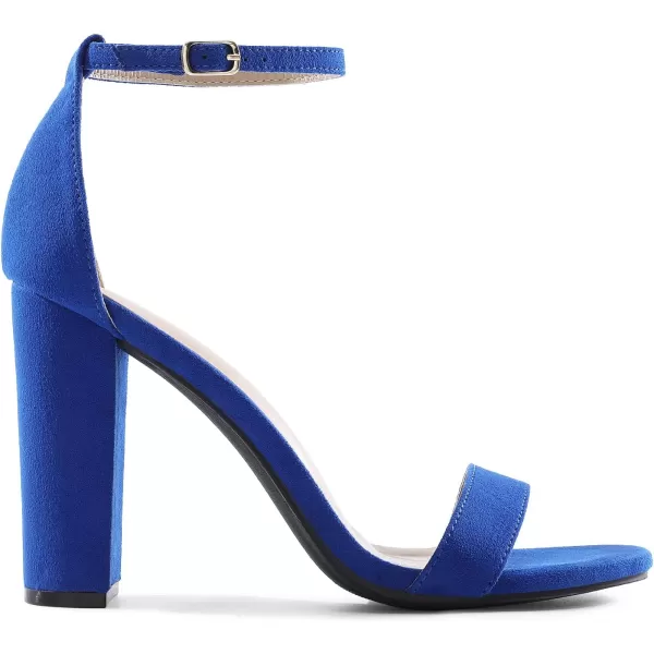 imageDREAM PAIRS Womens HiChunk High Heel Pump SandalsRoyal Blue