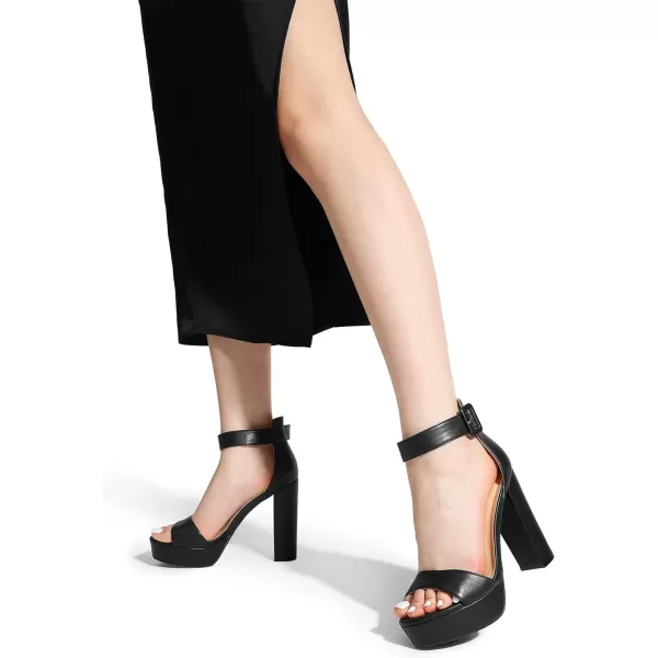 imageDREAM PAIRS Womens HiLo High Heel Platform Pump SandalsBlackpu