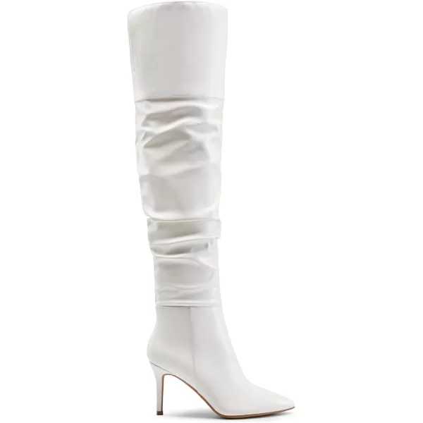 imageDREAM PAIRS Womens High Heels Over The Knee Boots Thigh High Pointed Toe Stiletto Long Fall Sexy BootsWhitepu