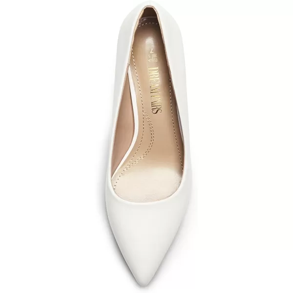 imageDREAM PAIRS Womens High Stiletto Heels Closed Pointed Toe Dress Pumps Shoes for Wedding Work Office Business 3 InchesWhitepu