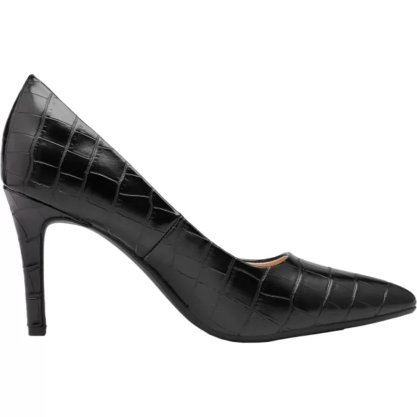 imageDREAM PAIRS Womens High Stiletto Heels Pointed Toe Pumps ShoesBlackStonePattern
