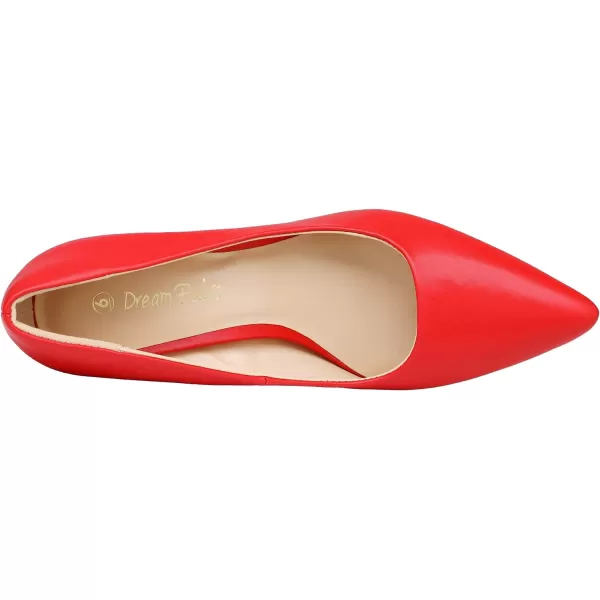 imageDREAM PAIRS Womens High Stiletto Heels Pointed Toe Pumps ShoesRed