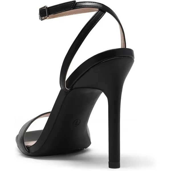 imageDREAM PAIRS Womens High Stilettos Open Square Toe Ankle Strap Heels Sexy Comfort Strappy Dress Shoes Wedding Bridal Pumps SandalsBlack
