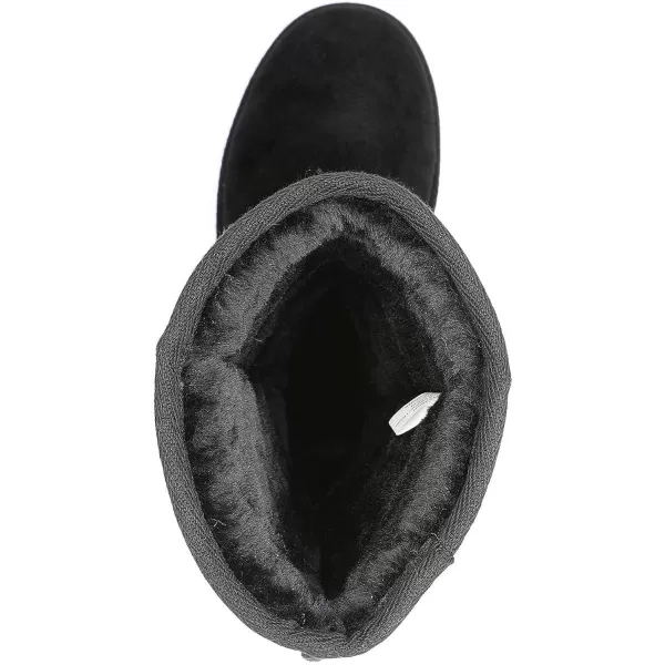 imageDREAM PAIRS Womens Hightop Winter Snow Boots Slip on Warm Comfortable Outdoor Booties Shoes for WomenBlack