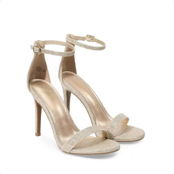 imageDREAM PAIRS Womens Karrie High Stiletto Pump Heeled SandalsGoldGlitter