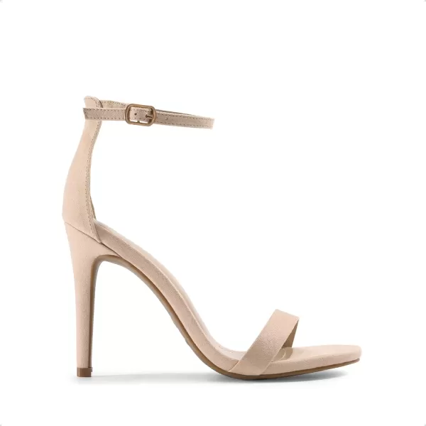 imageDREAM PAIRS Womens Karrie High Stiletto Pump Heeled SandalsNude Suede