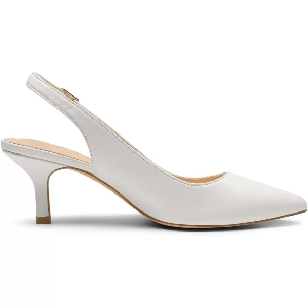 imageDREAM PAIRS Womens Kitten Heel Slingback Pointed Closed Toe Low Stiletto Heels Dress Bridal Elegant Wedding Pumps ShoesWhitepu