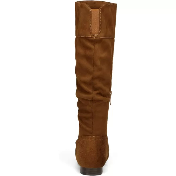 imageDREAM PAIRS Womens Knee High Pull On Fall Weather Winter BootsTan