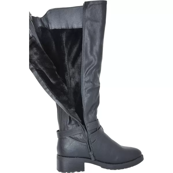 imageDREAM PAIRS Womens Knee High Winter BootsBlack